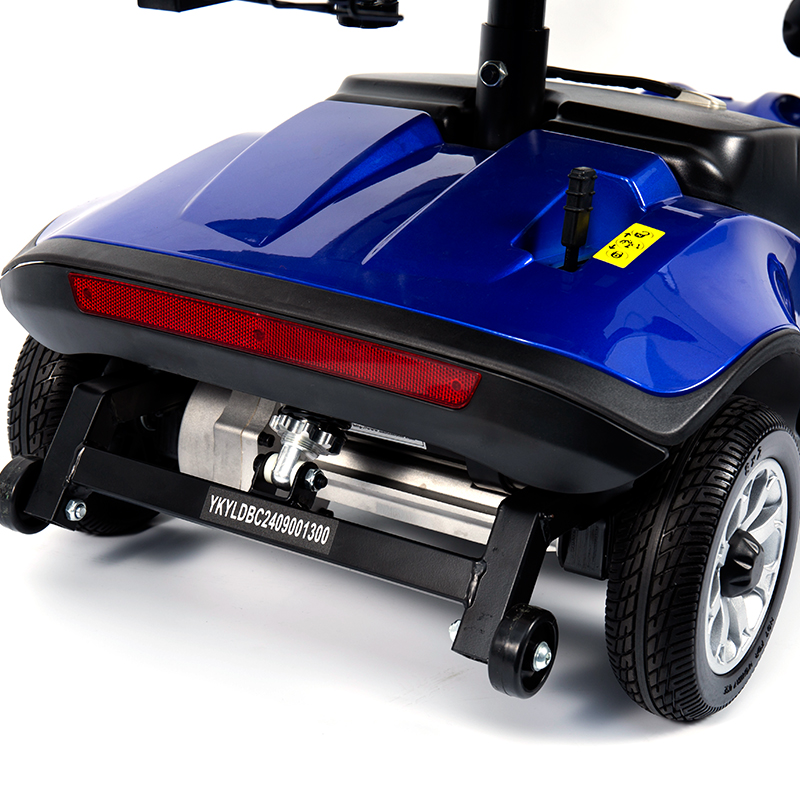 折りたたみ4輪軽量モビリティスクーター バスケット付き YL-09B