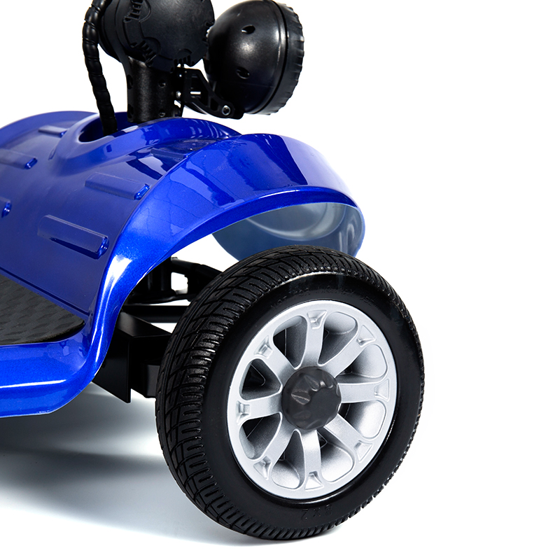 折りたたみ4輪軽量モビリティスクーター バスケット付き YL-09B