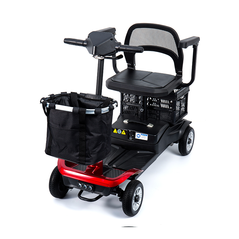 360°回転シートを搭載したシニア向け軽量4輪モビリティスクーター YL-02