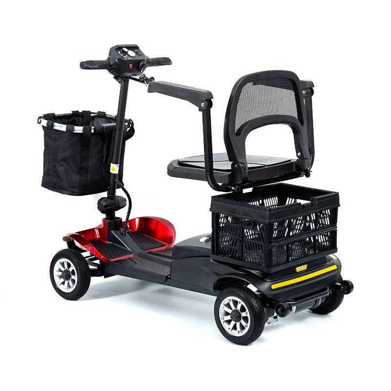 360°回転シートを搭載したシニア向け軽量4輪モビリティスクーター YL-02