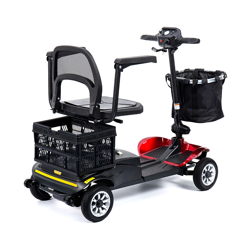 360°回転シートを搭載したシニア向け軽量4輪モビリティスクーター YL-02