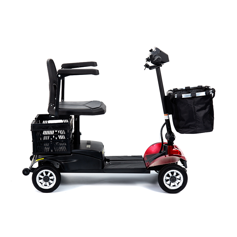 360°回転シートを搭載したシニア向け軽量4輪モビリティスクーター YL-02