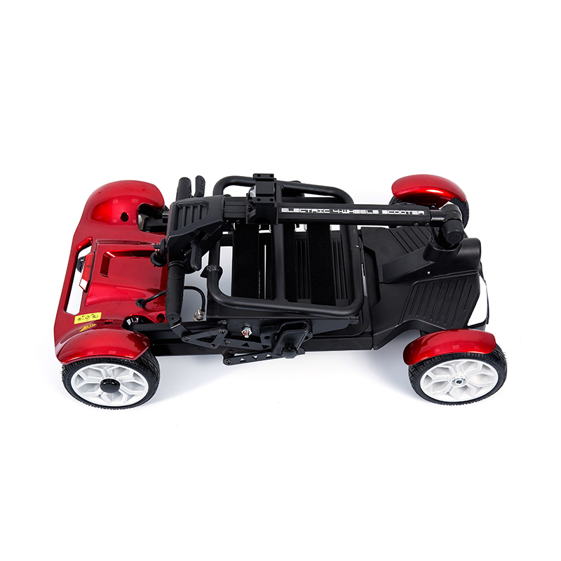 YL-211 シニア向け 4 輪観光電動スクーター LED ヘッドライト、バスケット付き