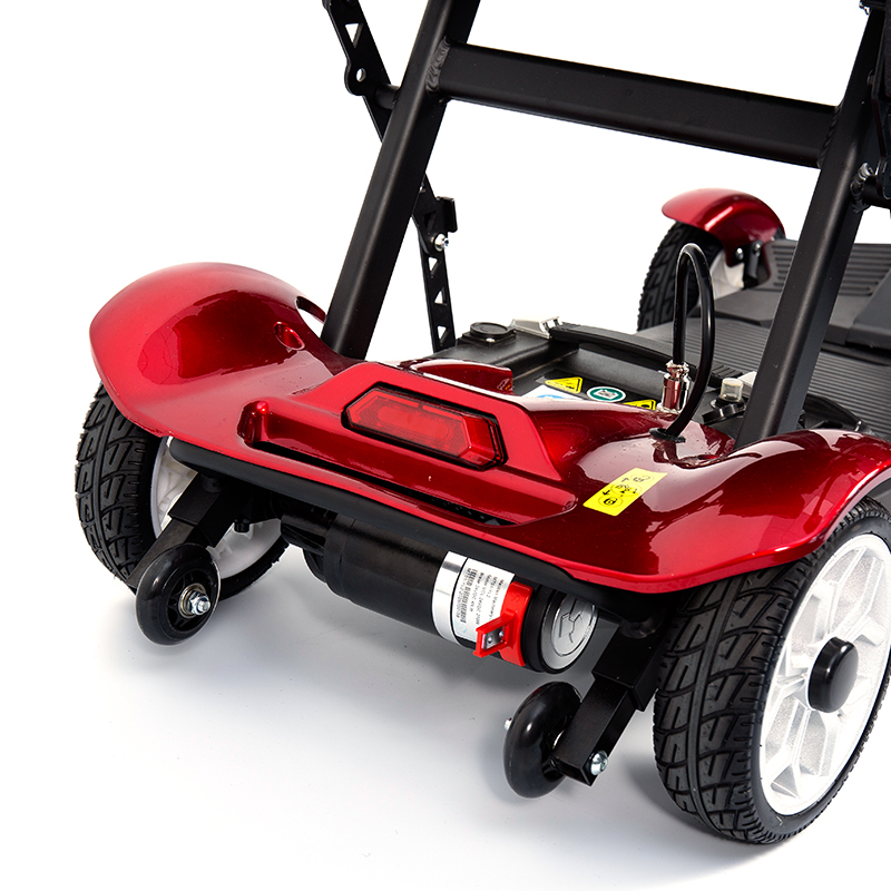 YL-211 シニア向け 4 輪観光電動スクーター LED ヘッドライト、バスケット付き