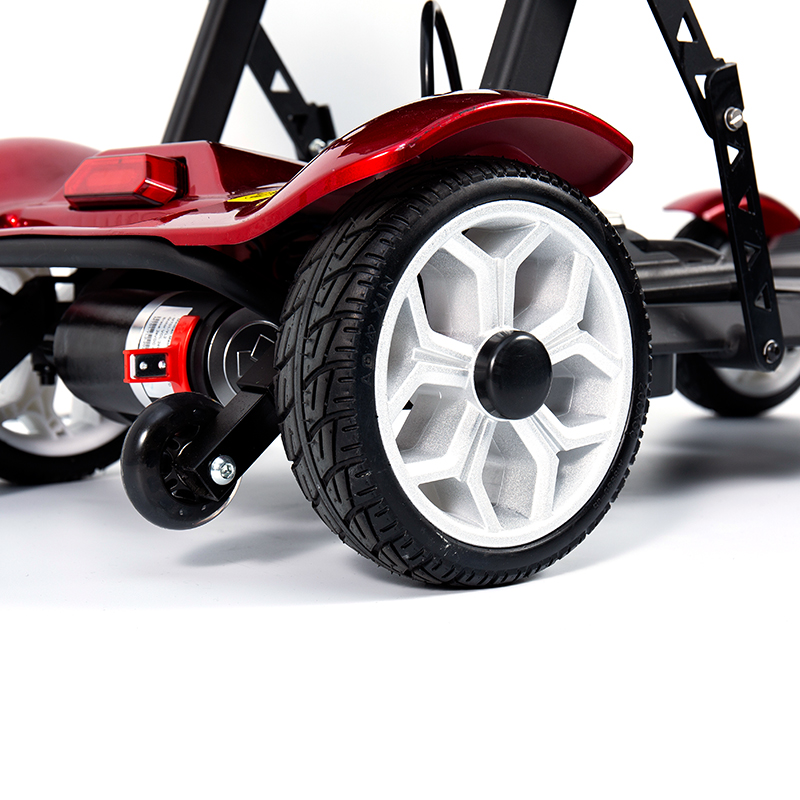 YL-211 シニア向け 4 輪観光電動スクーター LED ヘッドライト、バスケット付き