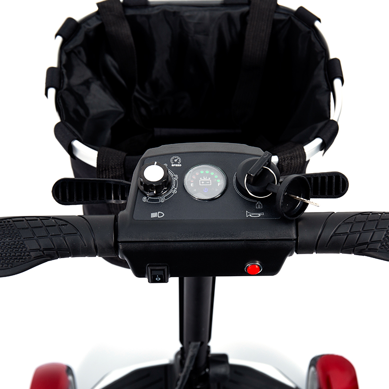 YL-211 シニア向け 4 輪観光電動スクーター LED ヘッドライト、バスケット付き