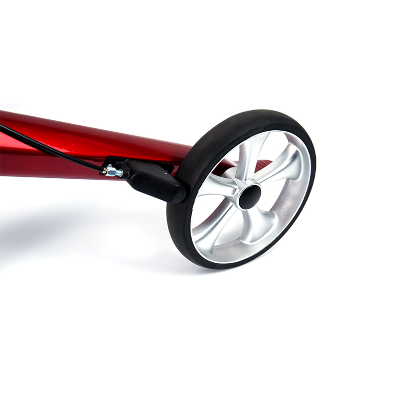 HES-R306 軽量歩行器 - 折りたたみ式、TPR ホイール、調節可能、耐荷重 150kg