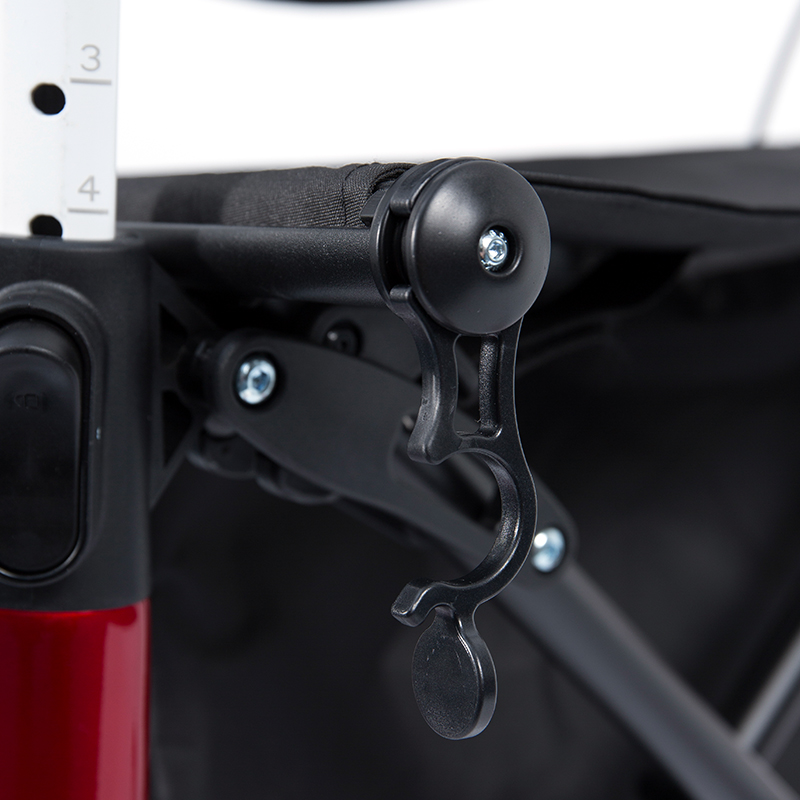 HES-R306 軽量歩行器 - 折りたたみ式、TPR ホイール、調節可能、耐荷重 150kg