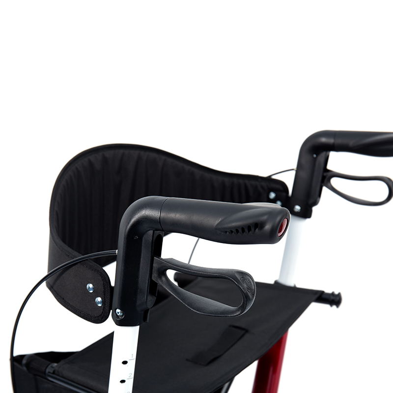 HES-R306 軽量歩行器 - 折りたたみ式、TPR ホイール、調節可能、耐荷重 150kg